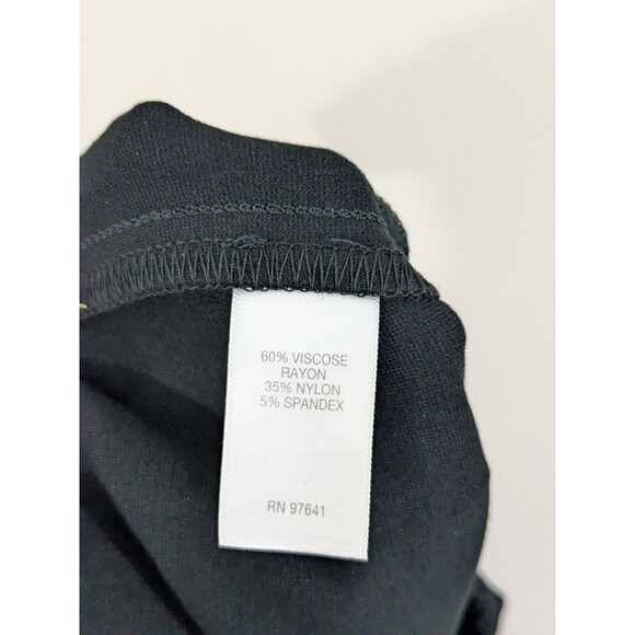 NWT J. Jill Womens Ponte Slim Leg Pants Size PL Black Pull On Minimalist Stretch - Picture 7 of 7